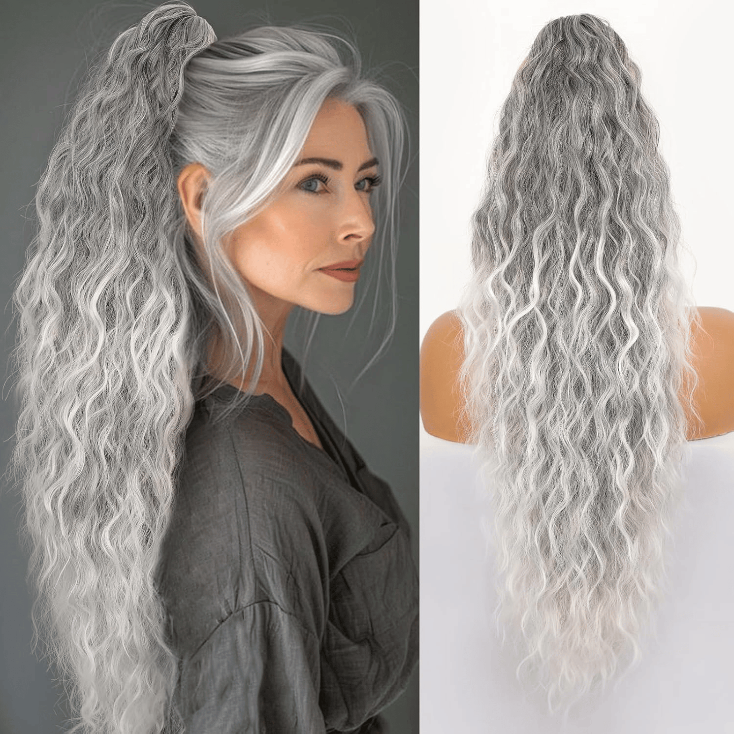 SilkiPony – Natural Hair Ponytail Extension