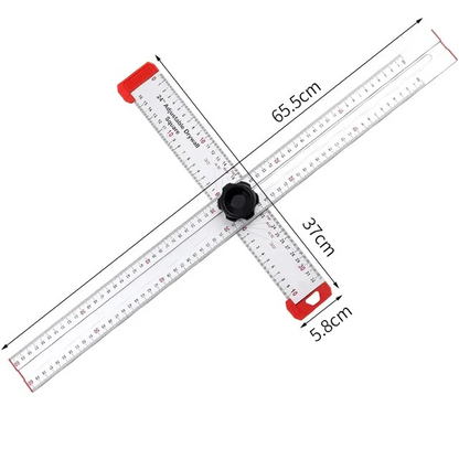 PrecisionEdge™ | Precision Angle Ruler – Perfect for Accurate Measurements and Cuts