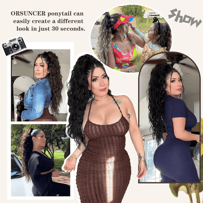 SilkiPony – Natural Hair Ponytail Extension